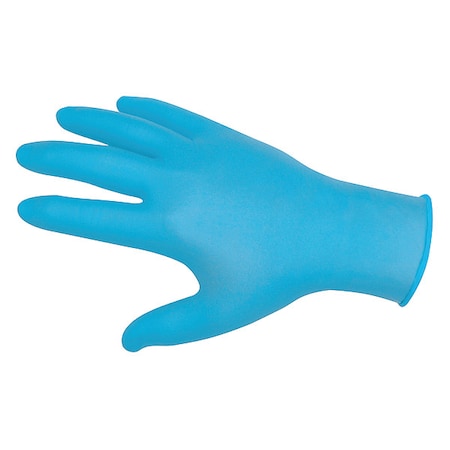 VitriShield 7010, Disposable Gloves, 4 mil Palm, Nitrile/Vinyl, Powder-Free, XL, 1000 PK, Blue