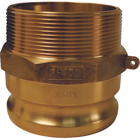 Cam and Groove Adapter,1/2",Brass