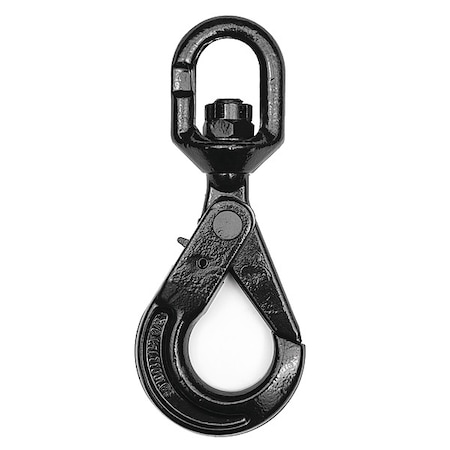 Slip Hook, Steel, G80, Swivel, 7100 lb.