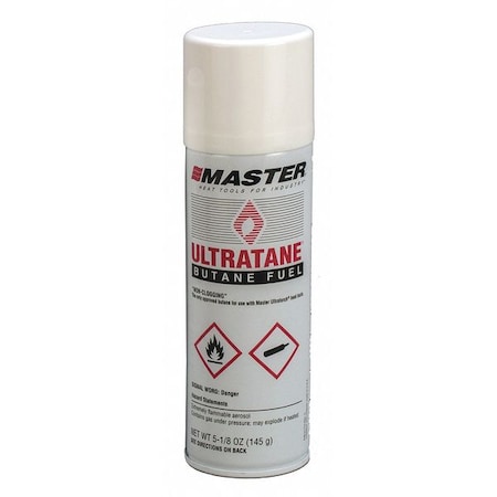 Ultratane Butane Refill Canister For Master Appliance Torches/Soldering Irons/Heat Tools, 5-1/8 oz