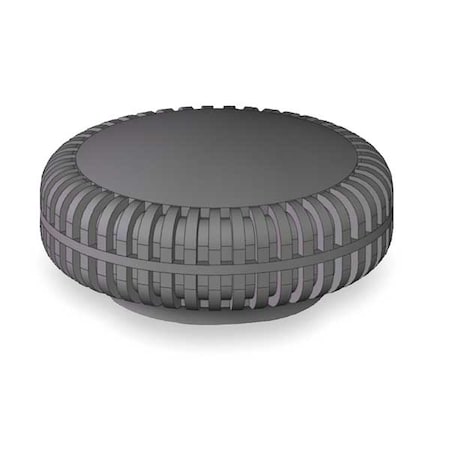 Knurled Knob, 1/4-20 Thread Size, 5/8"L, Zinc Plated