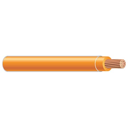XHHW Building Wire, Copper, 12 AWG, 1C, Orange, Stranded, 500 ft