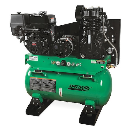 2-in-1 Air Compressor/Generator, 13hp, Gasoline, 30 gallon (AG2-SH13-30GE)