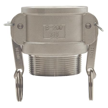 Cam and Groove Coupling,1/2",316 SS