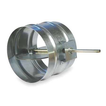 Volume Control Damper, 8-1/4"D, 12"DuctDia