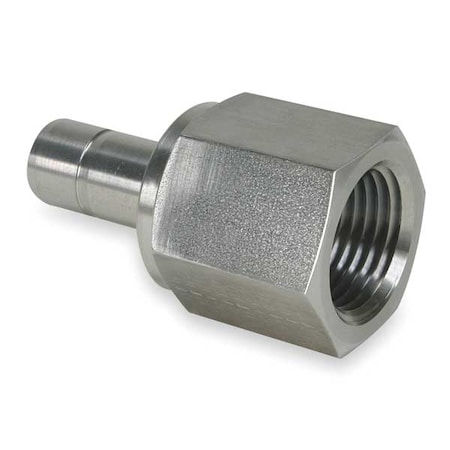 1/4" x 1/8" FNPT x A-LOK SS Tube End Female Adapter