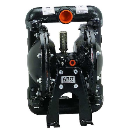 Double Diaphragm Pump, Cast iron, Air Operated, Santoprene, 35 GPM
