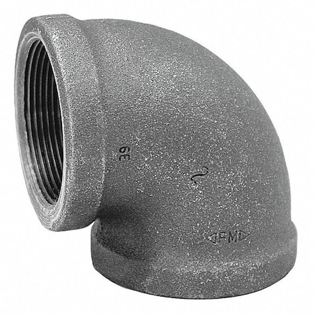 90 Degree Reducing Elbow 90 Degree Reducing Elbow, 1/2" x 1/4" Pipe, FNPT, Malleable Iron