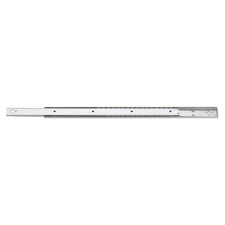 Drawer Slide, Side Mount, 3/4 Ext., Conv., 1/2"W,PR