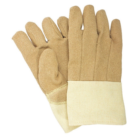 Thermal Gloves, PBI/Kevlar(R), 500 Degrees F Max Temp., Brown, Regular, 1 PR