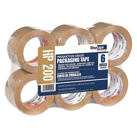 Packaging Tape,72mm W,100m L,PK6