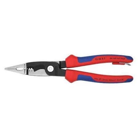 Chain Nose Plier,8" Overall Length