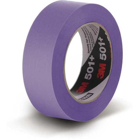 Painter's Tape, 24 mm W x 60 yd L, 7.3 mil Thick, Purple, Rubber Adhesive, 36 PK
