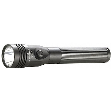 Black Rechargeable Tactical Flashlight, Handheld, NiMH 3.6V, 800lm