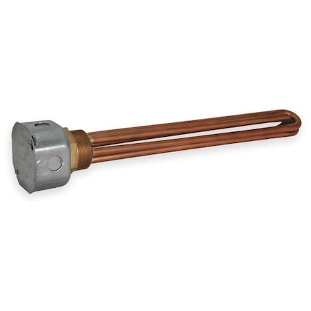 Screw Plug Immersion Heater,16 In. D