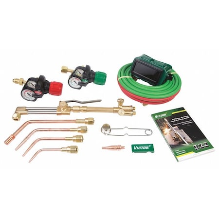 Cutting Outfit, Journeyman EDGE 2.0 Series, Acetylene, Welds Up To 3 in CA2460+, 1, 3, 5