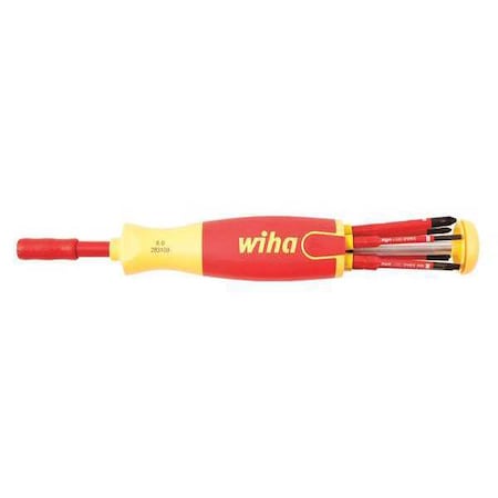 Phillips, Slotted, Terminal Bit 9 3/4 in, Drive Size: 6 mm , Num. of pieces:7