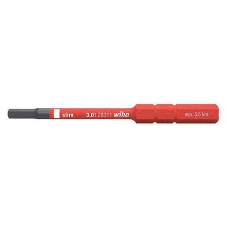 Screwdriver Blade,1/8" Hex Shank Size