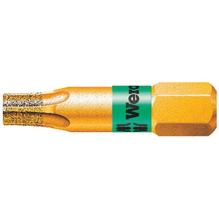 Torsion Bit, SAE, 1/4", Hex, T15, 1", S2 Steel