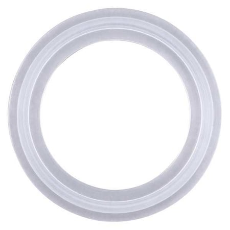 Gasket,Size 1 1/2 In,Tri-Clamp,Silicone