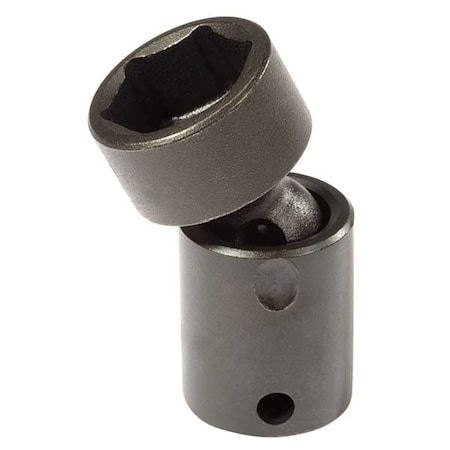 3/8 in Drive Flex Impact Socket, SAE, black oxide, 2 7/16 in L