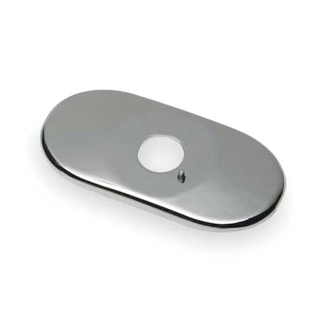 4" Cover Plate, Brass/ Chrome Plated