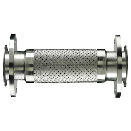 4" Dia x 12" L 316 SS Flexible Metal Hose