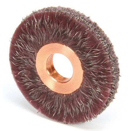 Encapsulated Wire Wheel Wire Brush, Arbor