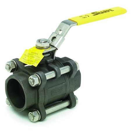 1-1/2" Socket Carbon Steel Ball Valve Inline
