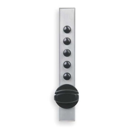 Mechanical Lock,Satin Chrome,5 Button