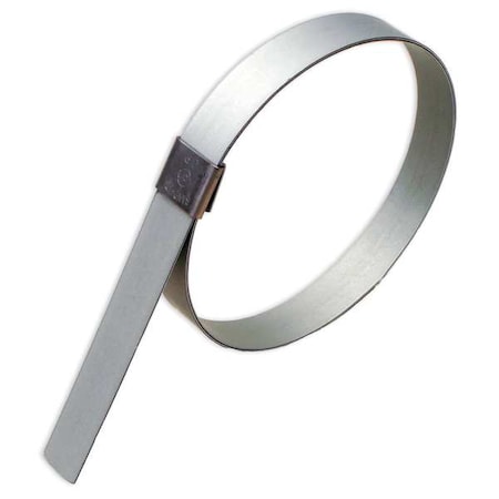 Hose Clamp,Galv.CS,Min.Dia. 3/4 In.,PK10