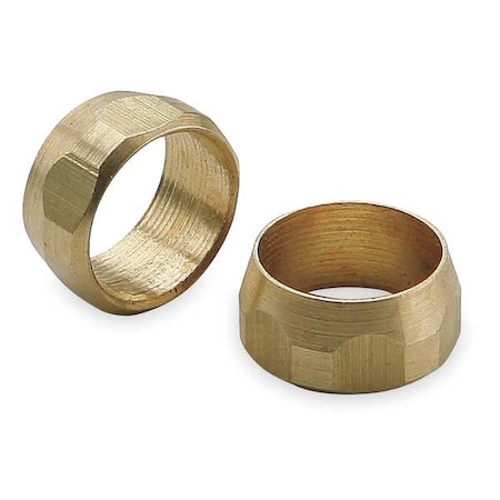1/4" Compression Brass Sleeve 10PK
