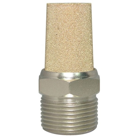 Muffler, Exhaust, 3/4" NPT, 1-1/6" dia.