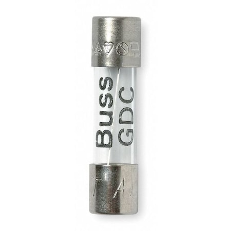 Glass Fuse, 1.60A, 35A at 250V AC, 5 PK