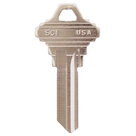 Key Blank,Brass,Type 1145,5 Pin,PK50