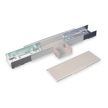 Tee, 3000 Series, 1 Channel, 4.5 in W, 1.47 in H, 10.25 in L, Gray