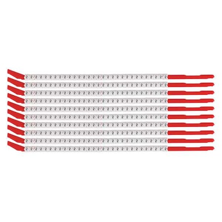 Wire Marker Wand, Preprinted, Sleeve, PK10, SCN10-2