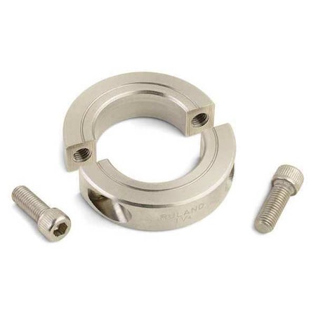 Shaft Collar,Clamp,2Pc,2-7/16 In,303 SS
