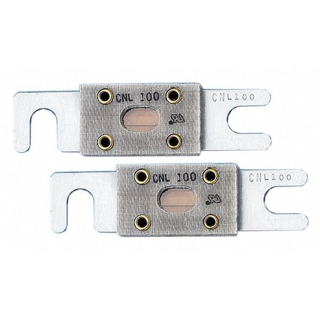 Forklift Limiter Fuse, CNL Series, 175A, Time-Delay, 80V AC, Bolt-On