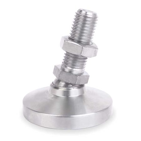 Level Mount,Swivel Stud,3/8-16,1-1/4 in.
