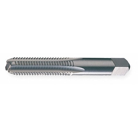 Straight Flute Hand Tap, #10-24, Bottoming, 4 Flutes, UNC