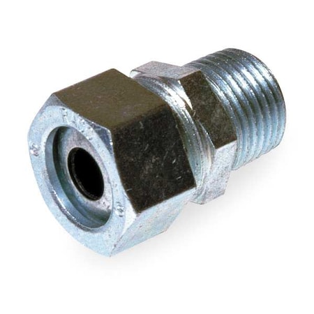 Liquid Tight Connector,1/2in.,Silver