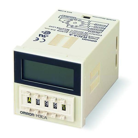 Multifunction Time Delay Relay, Square, 8 Functions 240V AC, SPDT