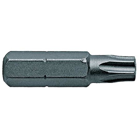 Torsion Bit, SAE, 1/4", Hex, T15, 1", PK5