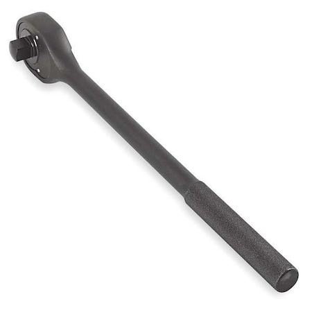 3/4" Drive 24 Geared Teeth Pear Head Style Hand Ratchet, 20" L, Black Oxide Finish