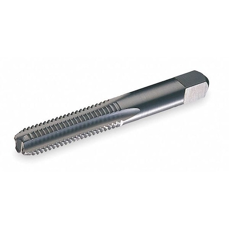 Straight Flute Hand Tap, 7/16"-14, Taper, 4 Flutes, UNC