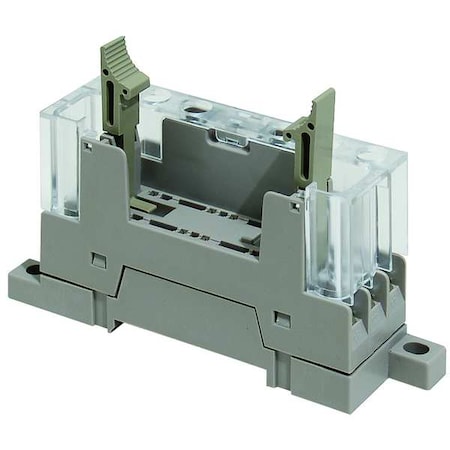 Socket,10 Pin,DIN Rail,24V,6A