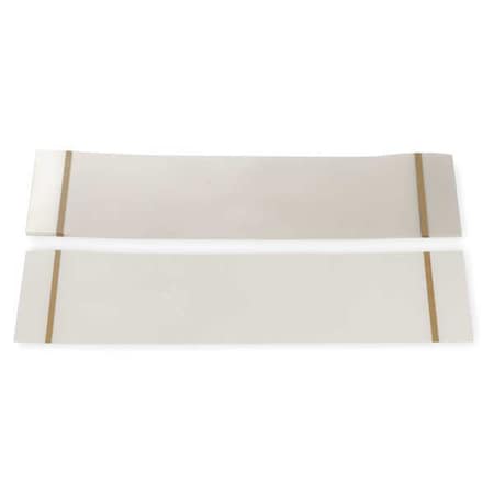 Mylar Clear Lens Cover, Adhesive Edge, Replacement Lens Cover, 17 in W x 6 in H, 25 PK