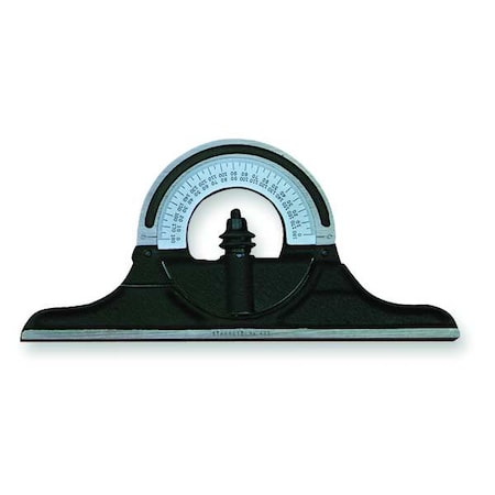 Protractor Head,Reversible,Steel