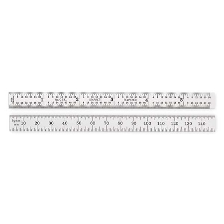 Steel Rule,Flexible,12 In,Type 31 Grad
